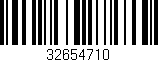 Código de barras (EAN, GTIN, SKU, ISBN): '32654710'