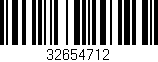 Código de barras (EAN, GTIN, SKU, ISBN): '32654712'