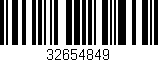 Código de barras (EAN, GTIN, SKU, ISBN): '32654849'