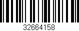 Código de barras (EAN, GTIN, SKU, ISBN): '32664158'
