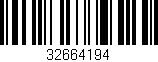Código de barras (EAN, GTIN, SKU, ISBN): '32664194'