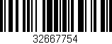 Código de barras (EAN, GTIN, SKU, ISBN): '32667754'