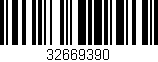 Código de barras (EAN, GTIN, SKU, ISBN): '32669390'