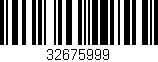 Código de barras (EAN, GTIN, SKU, ISBN): '32675999'