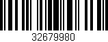 Código de barras (EAN, GTIN, SKU, ISBN): '32679980'