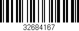 Código de barras (EAN, GTIN, SKU, ISBN): '32684167'