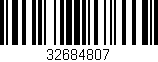 Código de barras (EAN, GTIN, SKU, ISBN): '32684807'