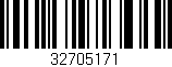 Código de barras (EAN, GTIN, SKU, ISBN): '32705171'