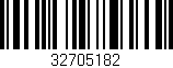 Código de barras (EAN, GTIN, SKU, ISBN): '32705182'
