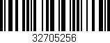 Código de barras (EAN, GTIN, SKU, ISBN): '32705256'