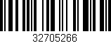 Código de barras (EAN, GTIN, SKU, ISBN): '32705266'