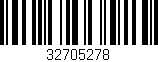 Código de barras (EAN, GTIN, SKU, ISBN): '32705278'