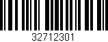 Código de barras (EAN, GTIN, SKU, ISBN): '32712301'