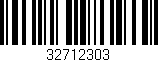 Código de barras (EAN, GTIN, SKU, ISBN): '32712303'