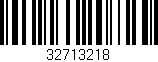 Código de barras (EAN, GTIN, SKU, ISBN): '32713218'