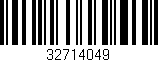 Código de barras (EAN, GTIN, SKU, ISBN): '32714049'