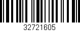 Código de barras (EAN, GTIN, SKU, ISBN): '32721605'