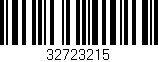 Código de barras (EAN, GTIN, SKU, ISBN): '32723215'