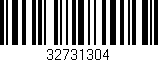 Código de barras (EAN, GTIN, SKU, ISBN): '32731304'