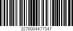 Código de barras (EAN, GTIN, SKU, ISBN): '3276004477347'