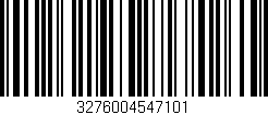 Código de barras (EAN, GTIN, SKU, ISBN): '3276004547101'