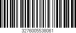 Código de barras (EAN, GTIN, SKU, ISBN): '3276005538061'