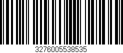 Código de barras (EAN, GTIN, SKU, ISBN): '3276005538535'