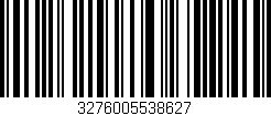 Código de barras (EAN, GTIN, SKU, ISBN): '3276005538627'