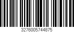 Código de barras (EAN, GTIN, SKU, ISBN): '3276005744875'