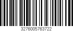 Código de barras (EAN, GTIN, SKU, ISBN): '3276005763722'