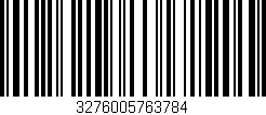 Código de barras (EAN, GTIN, SKU, ISBN): '3276005763784'