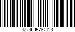 Código de barras (EAN, GTIN, SKU, ISBN): '3276005764026'