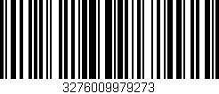 Código de barras (EAN, GTIN, SKU, ISBN): '3276009979273'