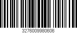 Código de barras (EAN, GTIN, SKU, ISBN): '3276009980606'