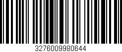 Código de barras (EAN, GTIN, SKU, ISBN): '3276009980644'
