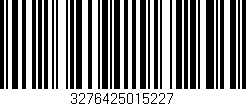 Código de barras (EAN, GTIN, SKU, ISBN): '3276425015227'