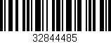 Código de barras (EAN, GTIN, SKU, ISBN): '32844485'