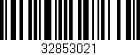 Código de barras (EAN, GTIN, SKU, ISBN): '32853021'