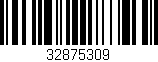 Código de barras (EAN, GTIN, SKU, ISBN): '32875309'