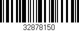 Código de barras (EAN, GTIN, SKU, ISBN): '32878150'