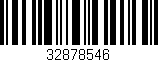 Código de barras (EAN, GTIN, SKU, ISBN): '32878546'
