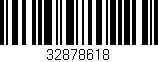 Código de barras (EAN, GTIN, SKU, ISBN): '32878618'