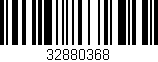 Código de barras (EAN, GTIN, SKU, ISBN): '32880368'