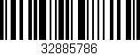 Código de barras (EAN, GTIN, SKU, ISBN): '32885786'