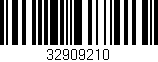 Código de barras (EAN, GTIN, SKU, ISBN): '32909210'