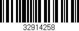 Código de barras (EAN, GTIN, SKU, ISBN): '32914258'