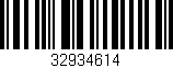 Código de barras (EAN, GTIN, SKU, ISBN): '32934614'