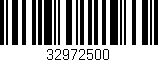Código de barras (EAN, GTIN, SKU, ISBN): '32972500'