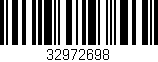 Código de barras (EAN, GTIN, SKU, ISBN): '32972698'