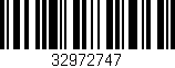 Código de barras (EAN, GTIN, SKU, ISBN): '32972747'